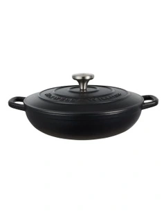 Cast Iron Braiser 27cm/3.3L in Black