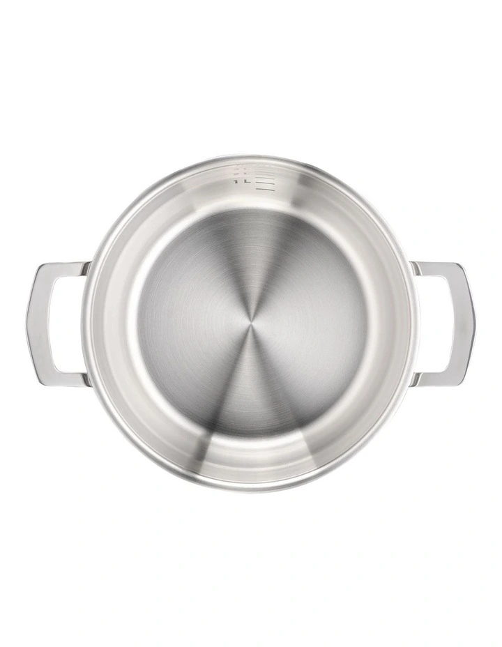 Emotion  Gourmet Induction Uncoated Dutch Oven 24cm in Stainless Steel Uncoat image 3