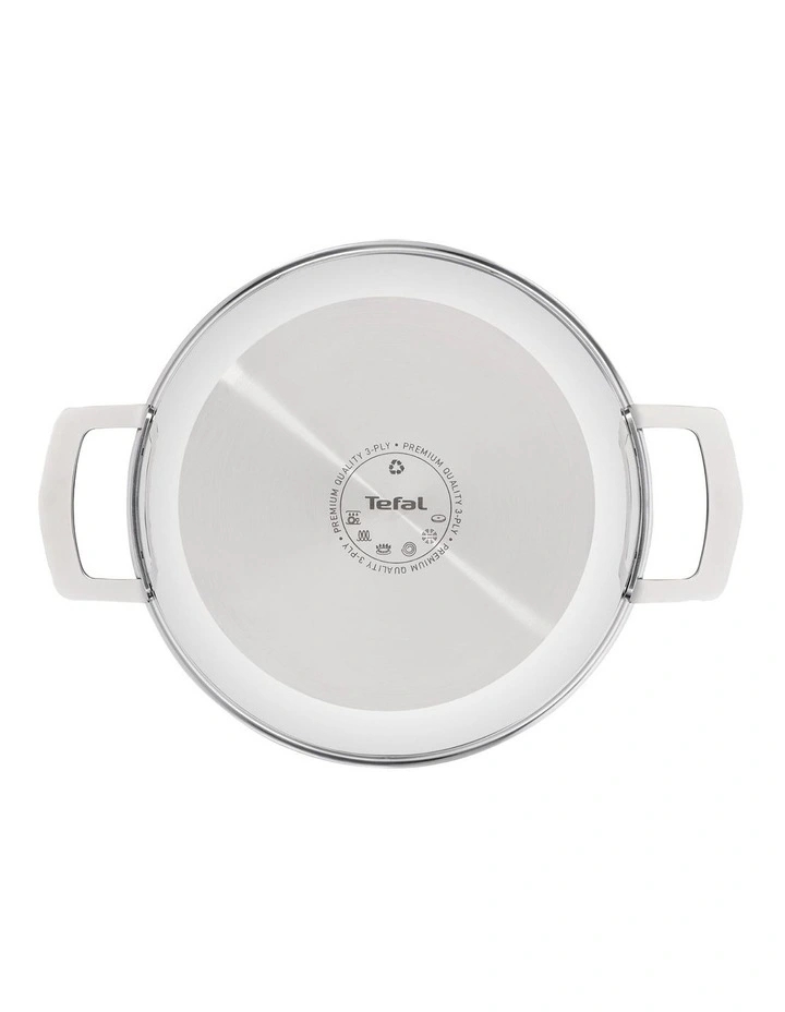 Emotion  Gourmet Induction Uncoated Dutch Oven 24cm in Stainless Steel Uncoat image 5