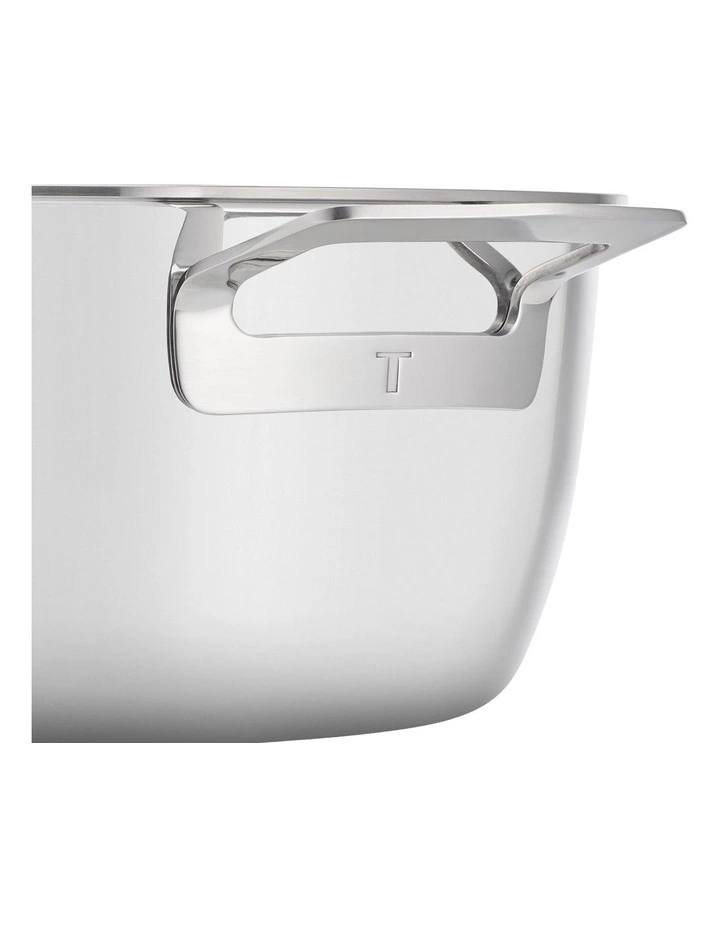 Emotion  Gourmet Induction Uncoated Dutch Oven 24cm in Stainless Steel Uncoat image 6