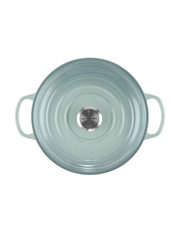 Signature Round Casserole 26cm in Sea Salt image 4