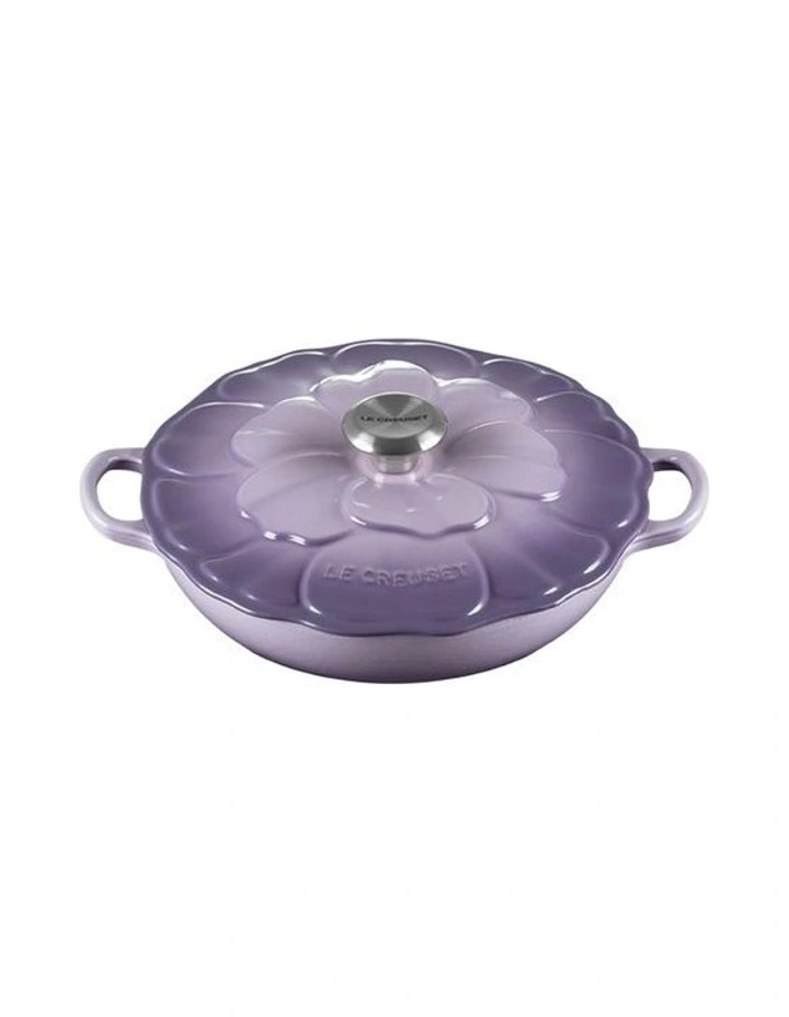 Signature Petal Shallow Casserole 26cm in Bluebell Purple image 1