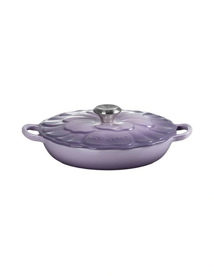 Signature Petal Shallow Casserole 26cm in Bluebell Purple image 3