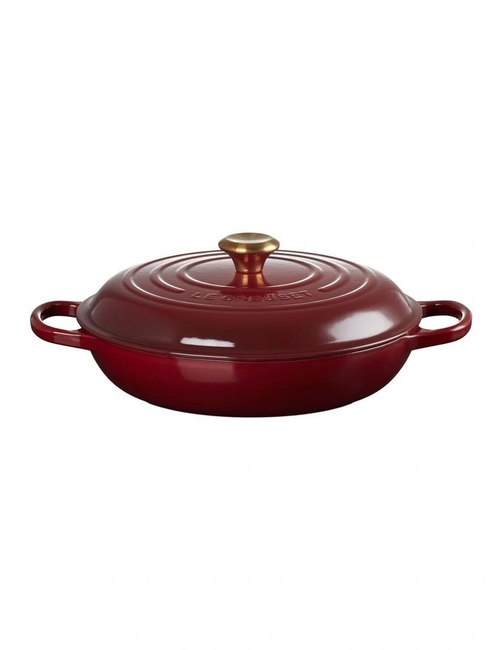 Signature 30cm/3.2Lt Shallow Casserole Dish in Garnet image 1