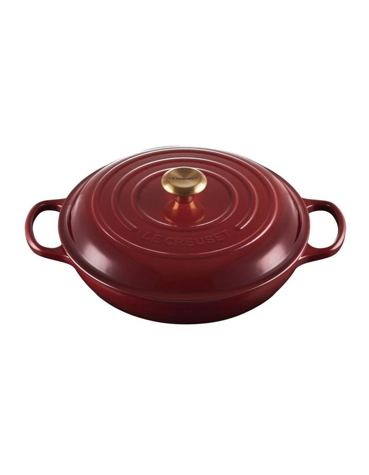 Signature 30cm/3.2Lt Shallow Casserole Dish in Garnet image 2