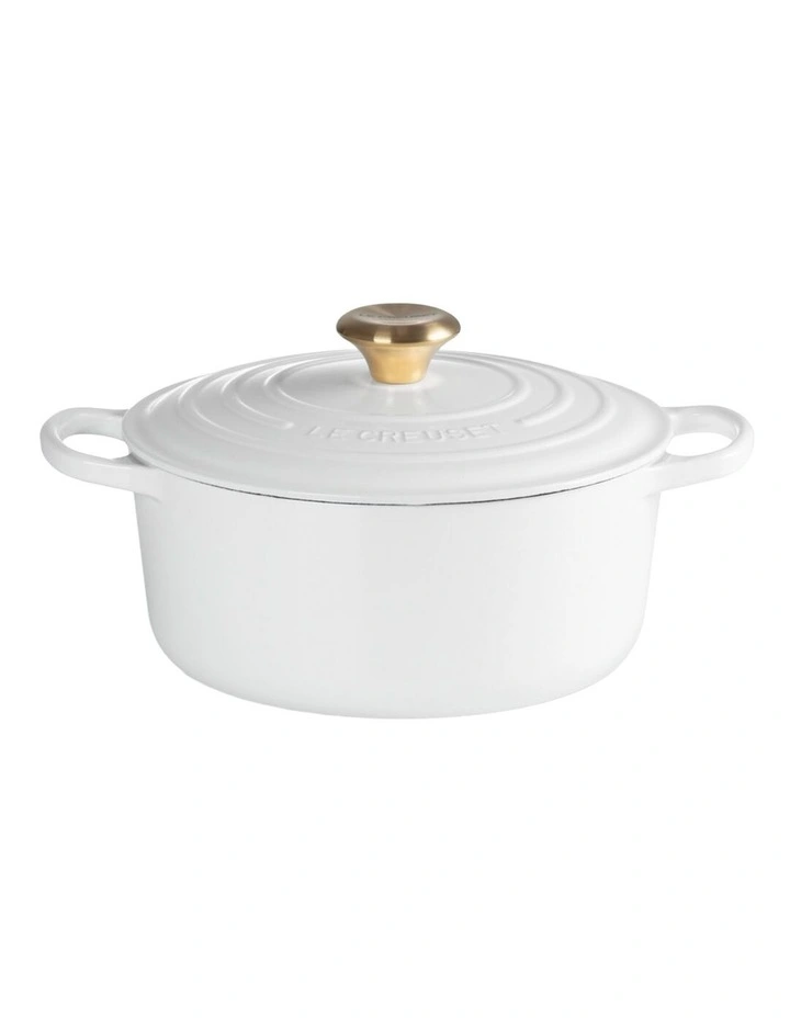 Signature 24cm / 4.2L Round Casserole White image 2