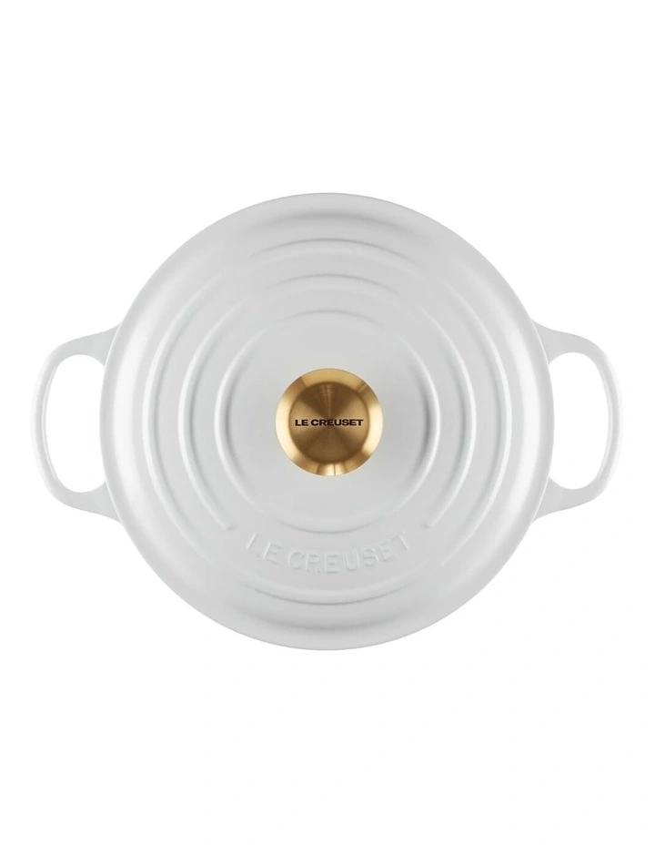 Signature 24cm / 4.2L Round Casserole White image 6