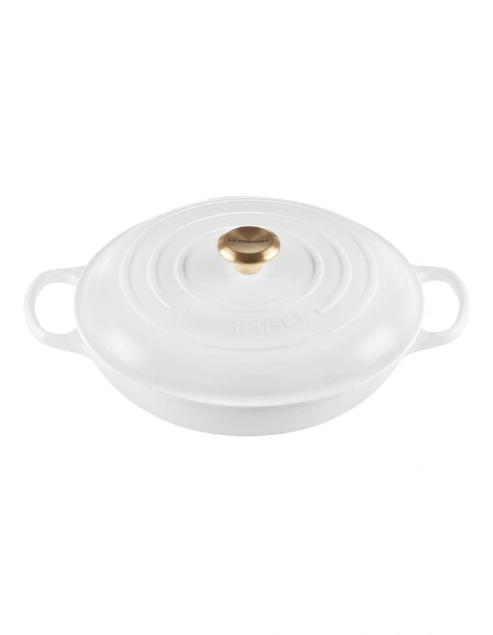 Signature 30cm / 3.2L Shallow Casserole White image 2