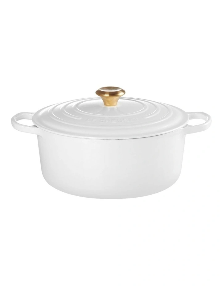 Signature 28cm / 6.7L Round Casserole White image 2