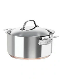 Le Cuivre Casserole with Lid 24cm/5.2L