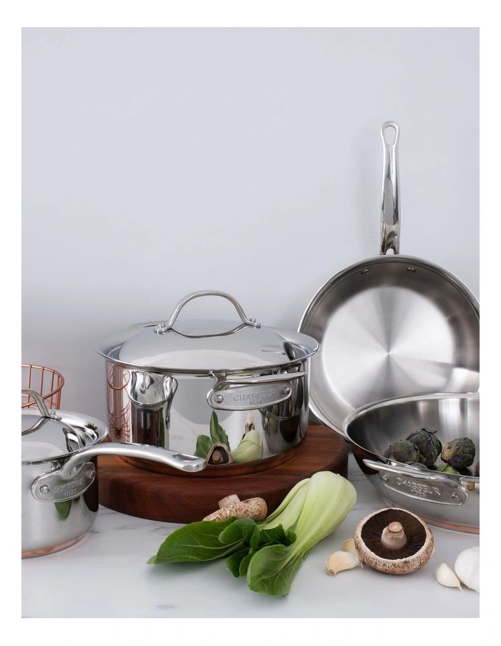 Le Cuivre Casserole with Lid 24cm/5.2L image 3