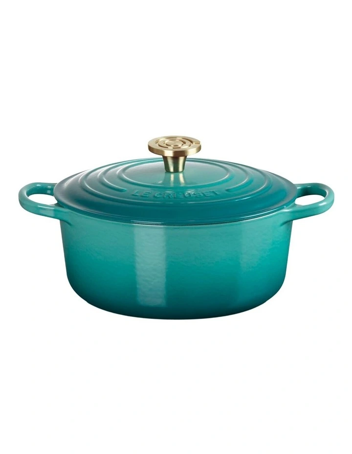 Signature Round Casserole 24cm Bleu Riviera image 1
