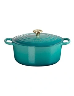 Signature Round Casserole 28cm Bleu Riviera