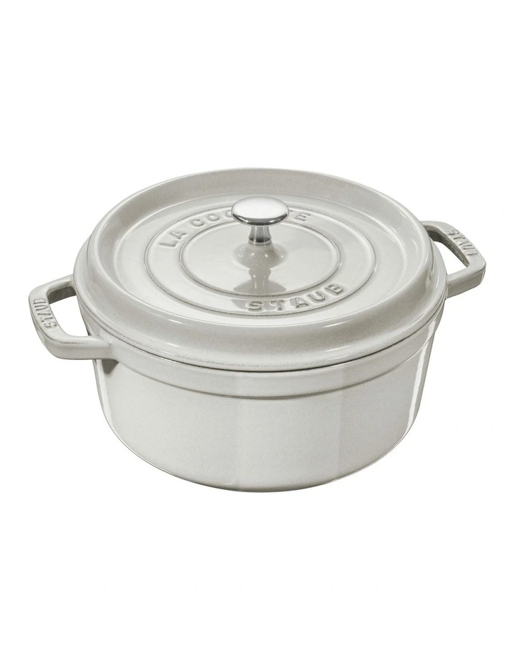 Round Cocotte 20cm/2.2L in White Truffle image 1