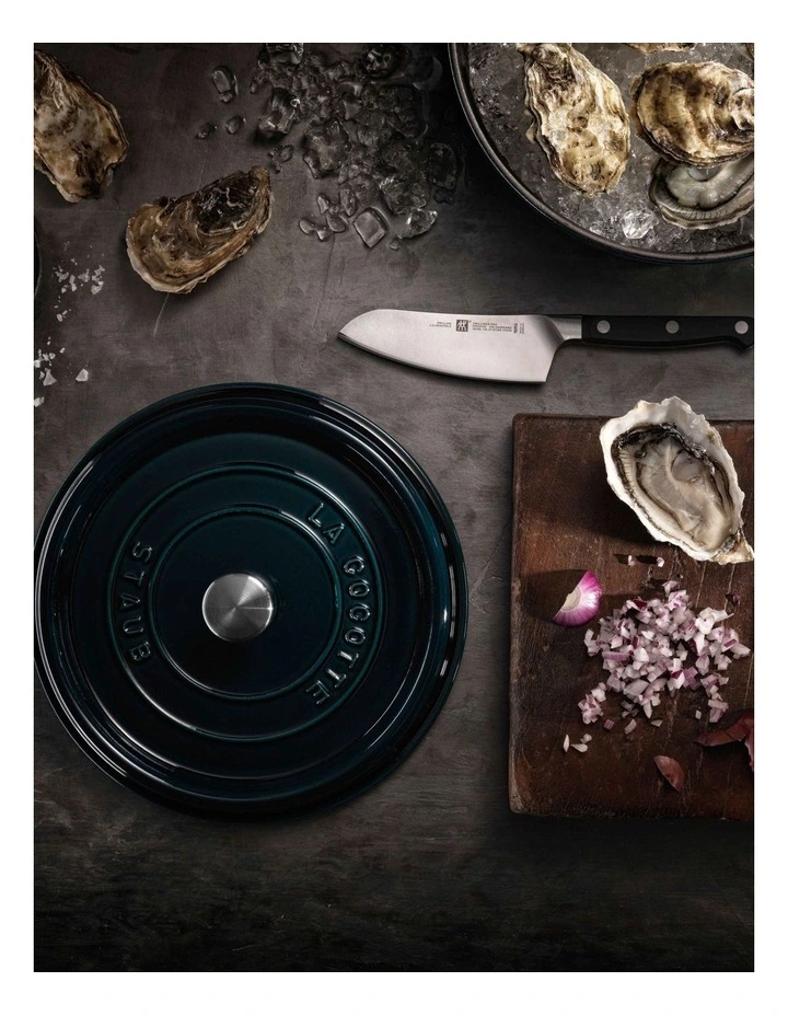 Round Cocotte 24cm/3.8L in Sea Blue image 2