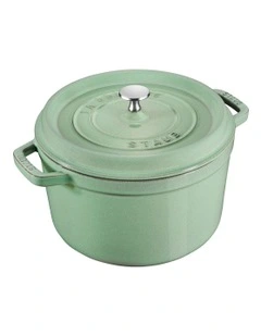 Round Cocotte 28cm in Sage Green