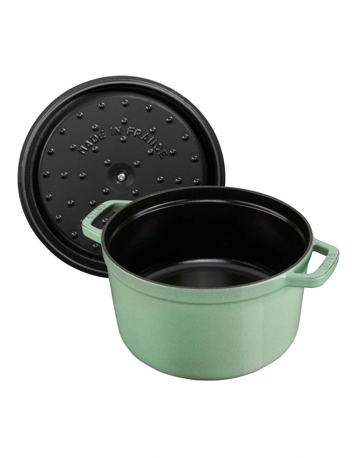 Round Cocotte 28cm in Sage Green image 6