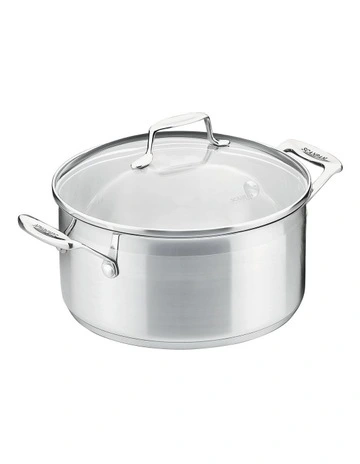 Impact Dutch Oven 24cm/4.8 Litre in Stainless Steel