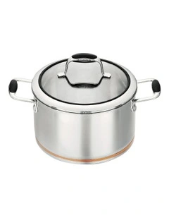 Coppernox Dutch Oven 24cm/4.8L in Stainless Steel