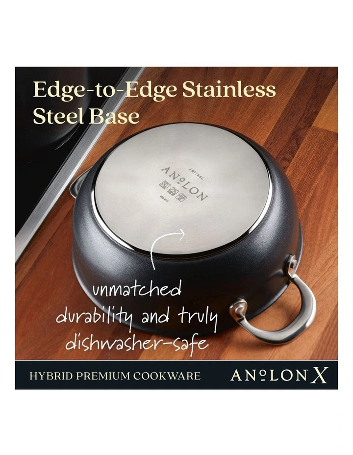 X Hybrid Nonstick Induction Covered Casserole 24cm/3.8L image 4