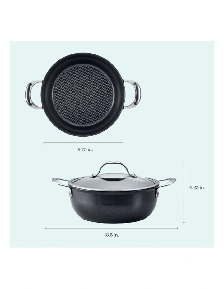 X Hybrid Nonstick Induction Covered Casserole 24cm/3.8L image 6