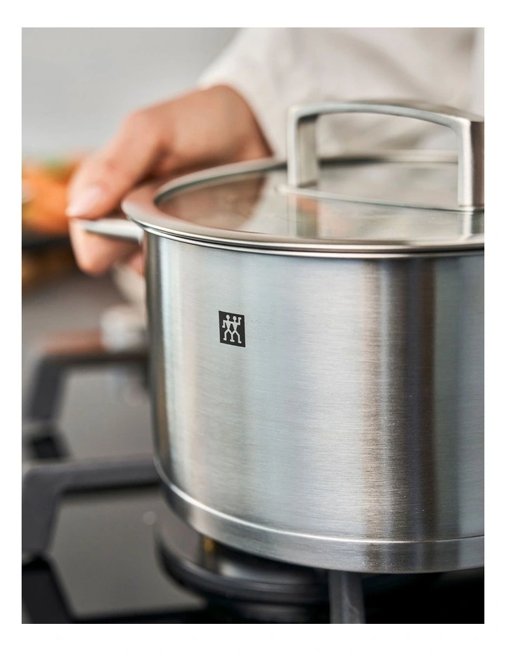 Vitality Stew Pot 24cm in Silver image 2