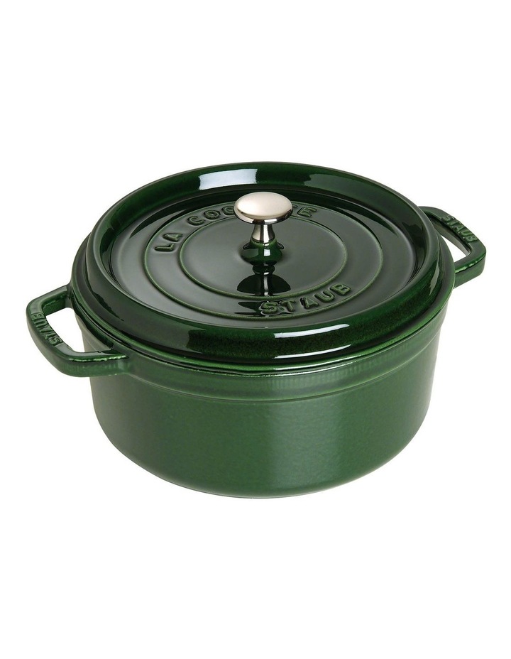 Round Cocotte Basil 28cm/6.7L in Green