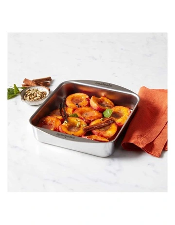Stainless Steel Clad Square Roast Pan 20x20x5cm