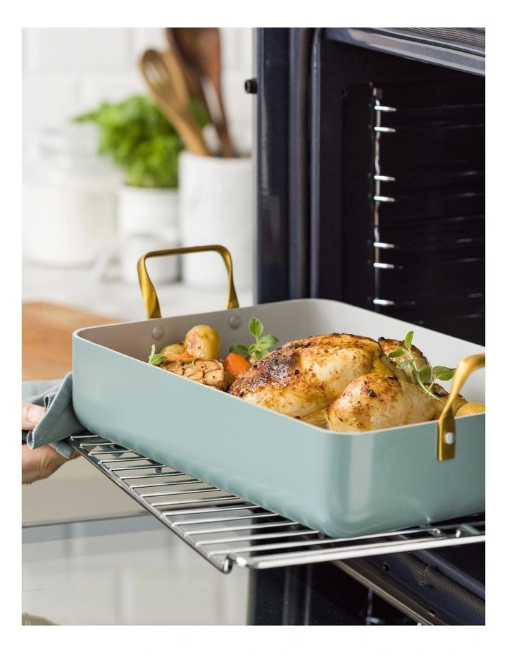 Roaster 35x25.7cm Smokey Blue PFAS-free image 2
