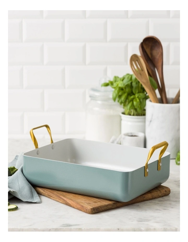 Roaster 35x25.7cm Smokey Blue PFAS-free image 4