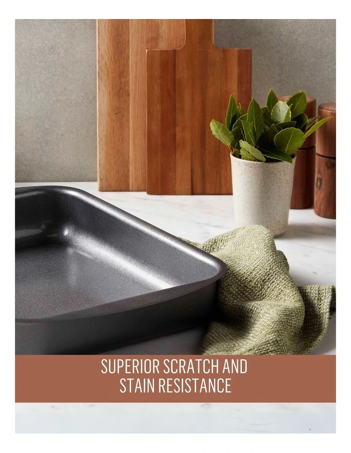 Per Benessere Ceramic Large Roaster 35x27cm iun Grey image 5