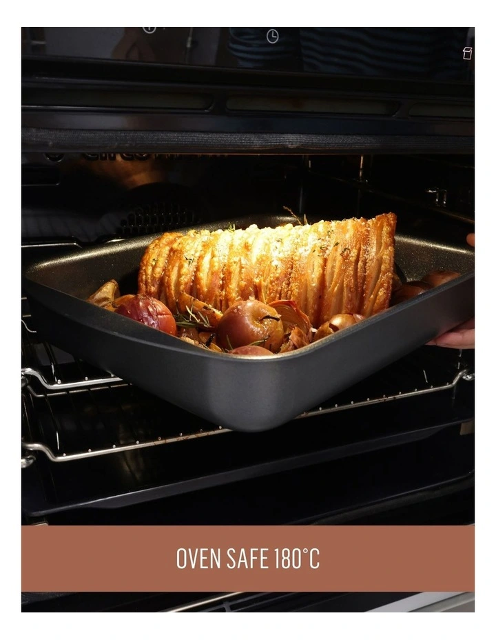 Per Benessere Ceramic Large Roaster 35x27cm iun Grey image 6