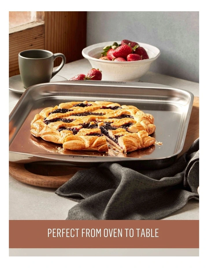 Clad Ovenware Stainless Steel Baking Sheet 30cm x 38cm x 2.5cm image 4