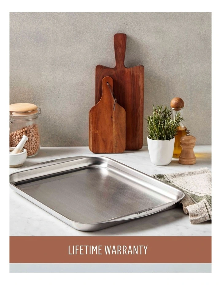 Clad Ovenware Stainless Steel Baking Sheet 30cm x 38cm x 2.5cm image 5