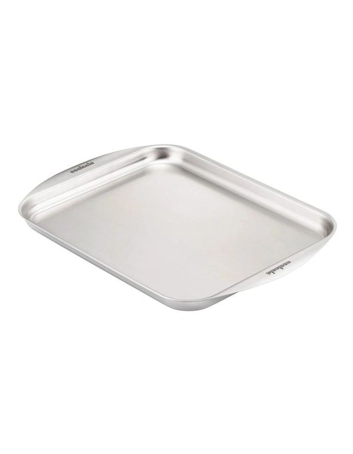 Clad Ovenware Stainless Steel Baking Sheet 23cm x 32cm x 2.5cm image 1