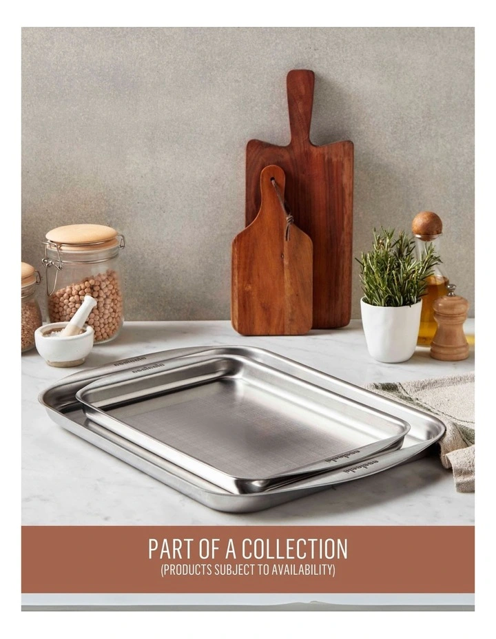 Clad Ovenware Stainless Steel Baking Sheet 23cm x 32cm x 2.5cm image 4