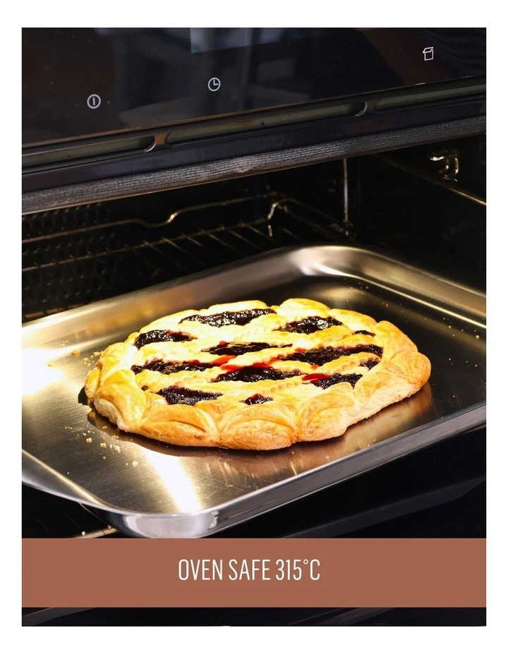 Clad Ovenware Stainless Steel Baking Sheet 23cm x 32cm x 2.5cm image 6