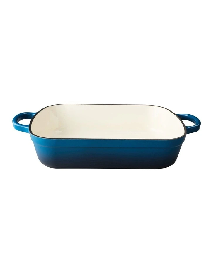 Cast Iron Roaster 34x26cm/5L in Midnight Blue image 1