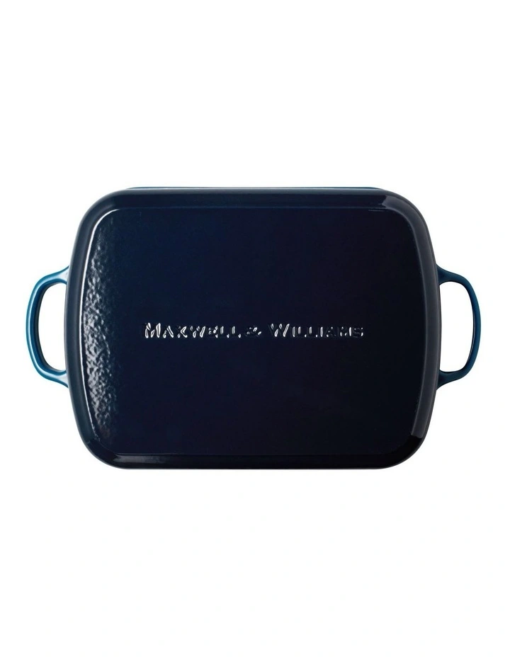 Cast Iron Roaster 34x26cm/5L in Midnight Blue image 3