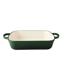 Cast Iron Roaster 34x26cm/5L in English Racing Green