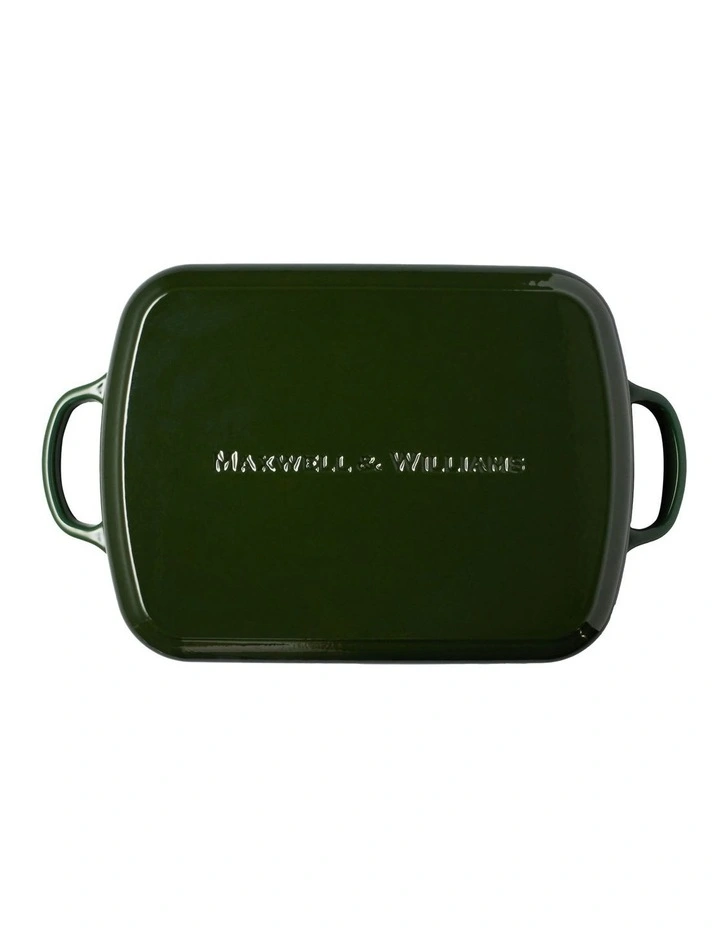 Cast Iron Roaster 34x26cm/5L in English Racing Green image 3