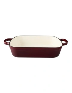Cast Iron Roaster 34x26cm/5L in Merlot