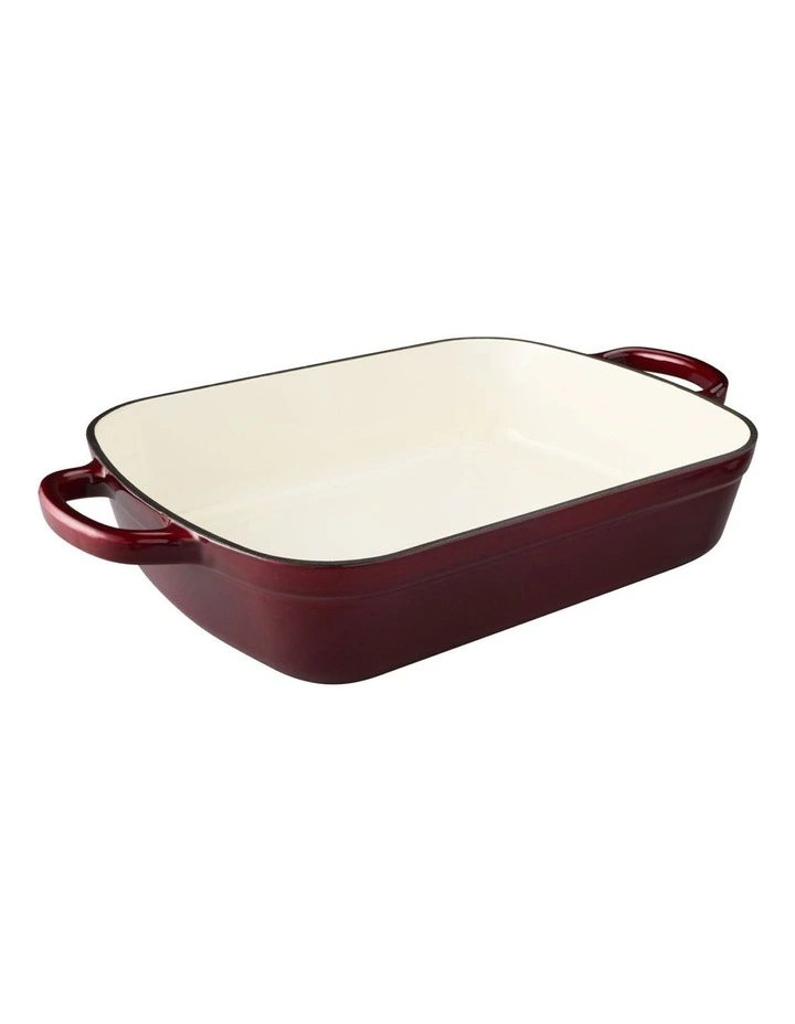 Cast Iron Roaster 34x26cm/5L in Merlot image 2
