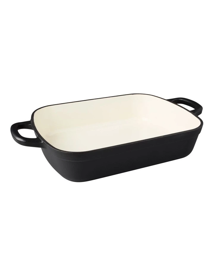 Cast Iron Roaster 3L in Black image 2