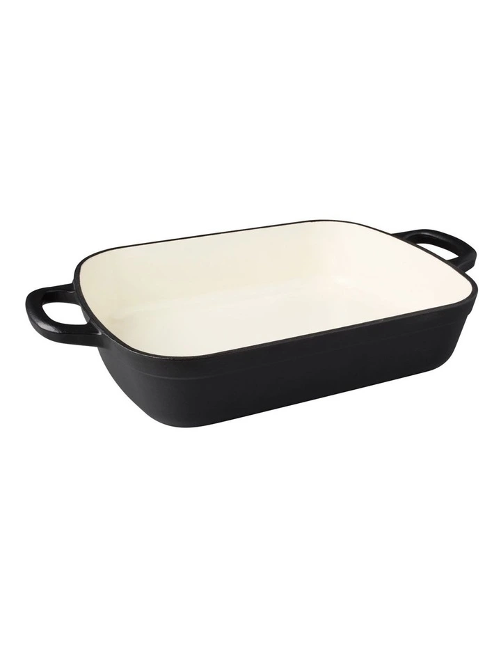 Cast Iron Roaster 3L in Black image 2