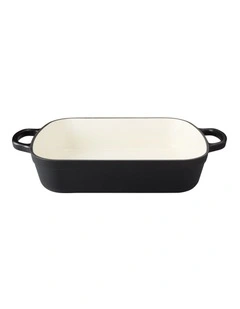 Cast Iron Roaster 5L in Black