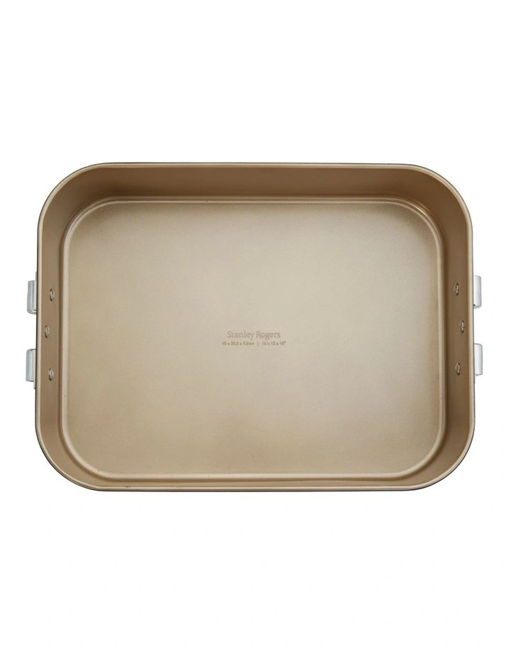 Ceramabake 40cm x 30.5cm x 9.5cm Heavy Duty Roaster with Rack image 6