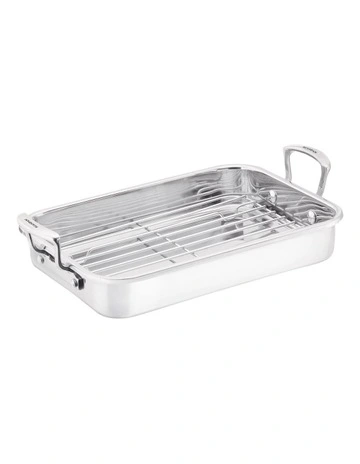 Impact 42 x 26 x 11cm (ext) 35 x 24 x 6cm (int) Roasting Pan with Rack