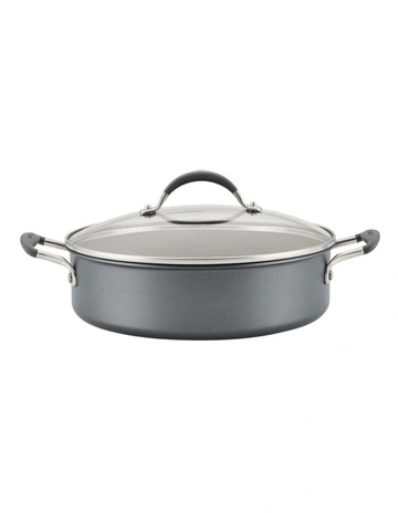 ScratchDefense A1 Nonstick Induction Covered Sauteuse 28cm 4.7L in Grey