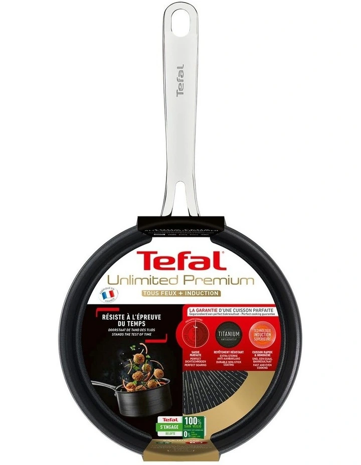 Unlimited Premium Induction Non-Stick Saucepan 20cm/2.8L in Black image 6